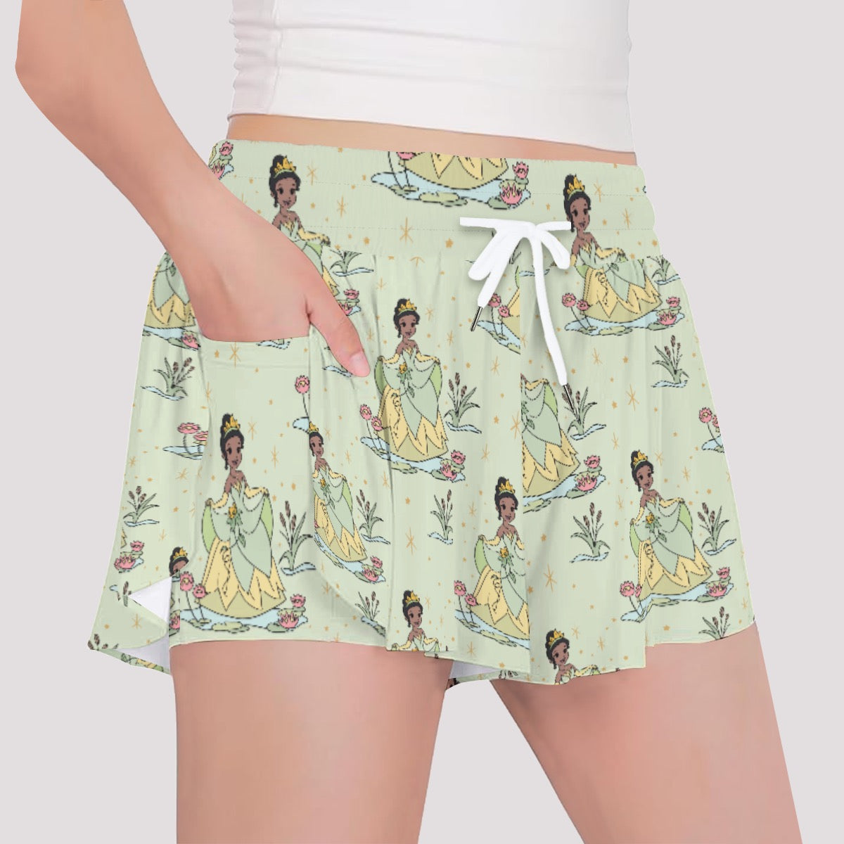 Tia [smaller print] Girls' Sports Culottes