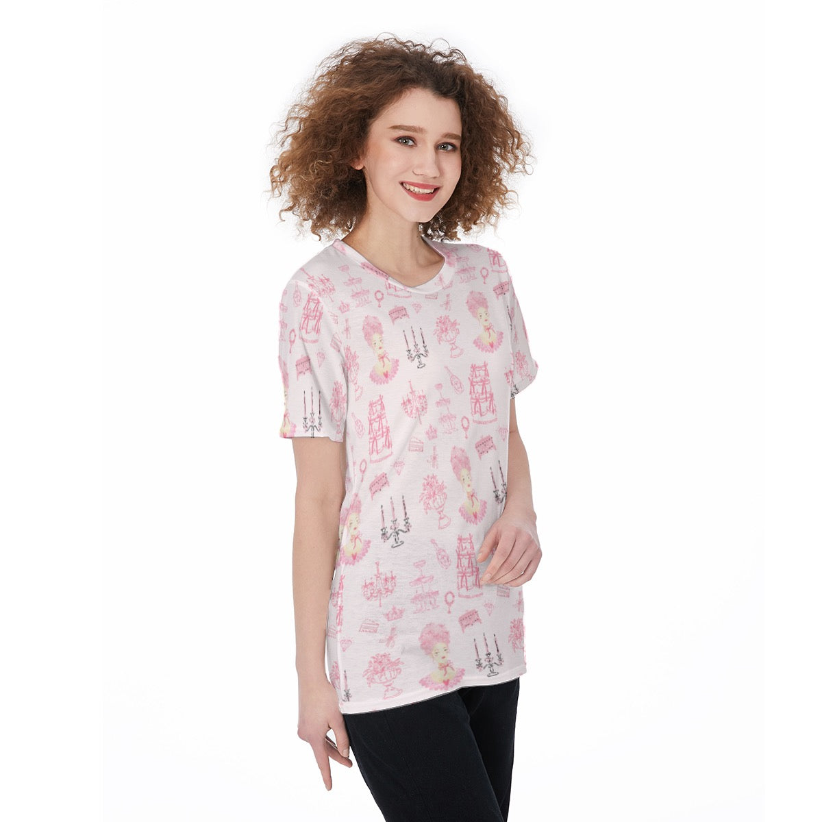 Let Them Eat Cake Women's O-Neck T-Shirt|180 GSM Jersey