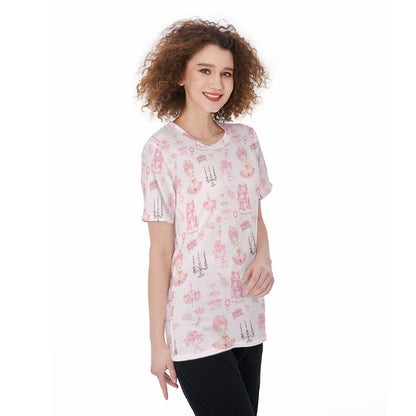 Let Them Eat Cake Women's O-Neck T-Shirt|180 GSM Jersey