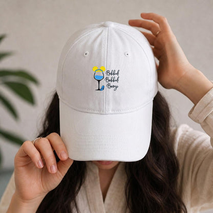Bibbidi Bobbidi Booze Embroidered Soft-Crown Flat Cap