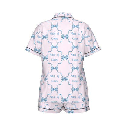 Maid of Honor Women's Pajama Set With Short Sleeve