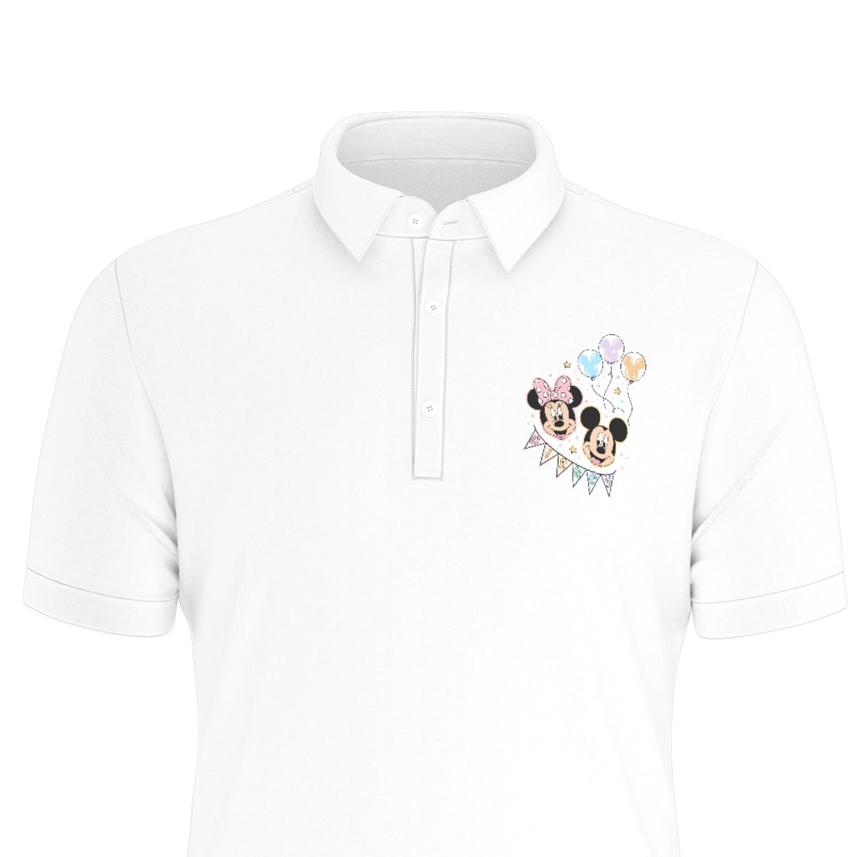 MM Balloons Men's Stretch Collar Polo Shirt