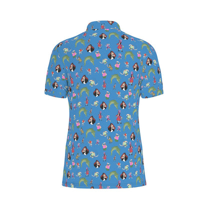 Hook & Croc Men's Stretch Collar Polo Shirt
