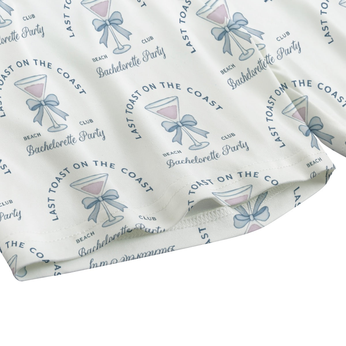 Last Toast on the Coast Print Women's Yoga Set