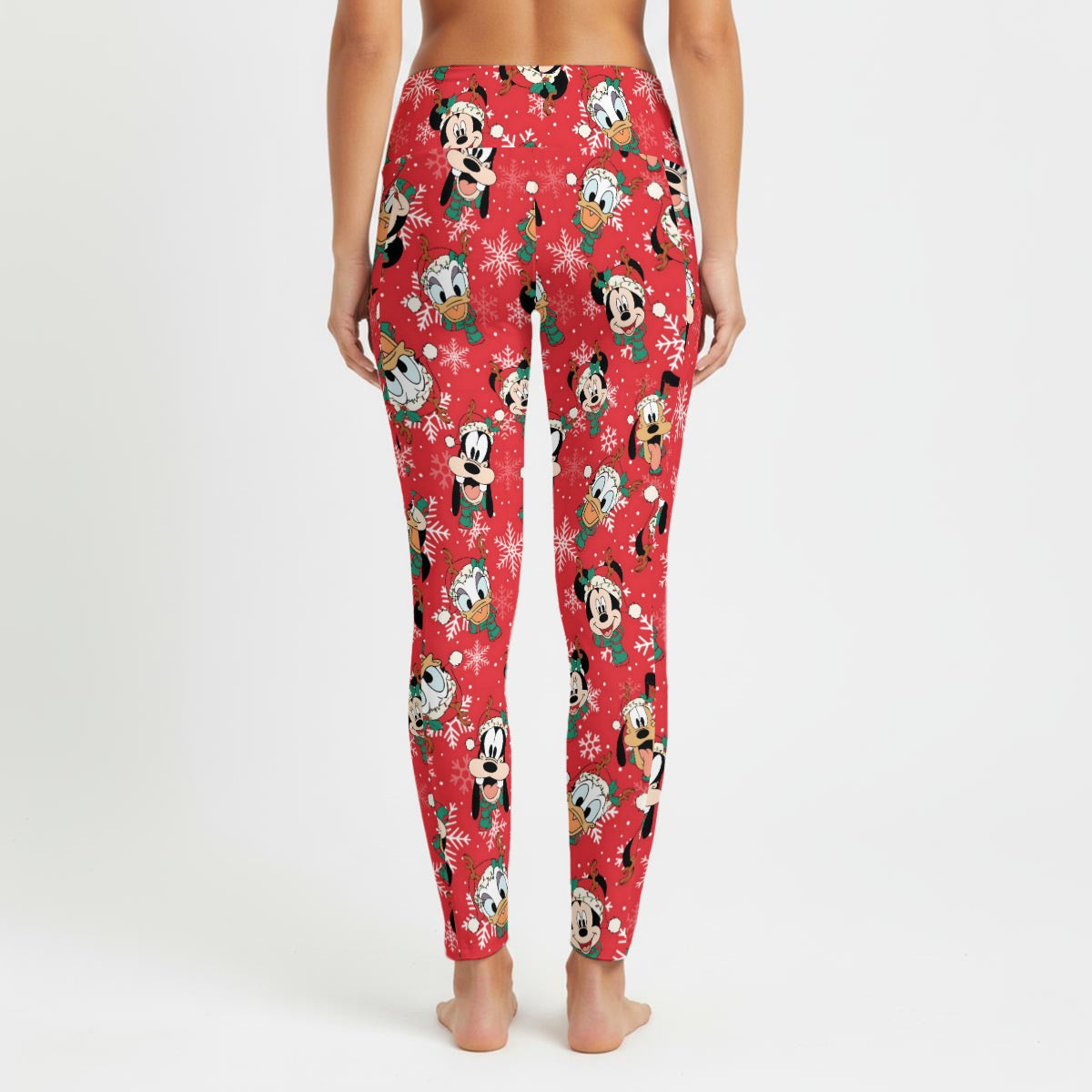 MM & Friends Christmas Women's High Waist Leggings With Side Pocket