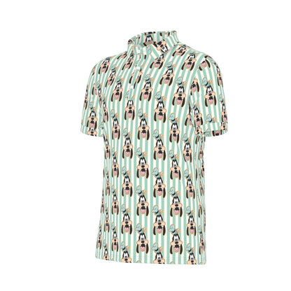 Matching Goof Men's Stretch Collar Polo Shirt
