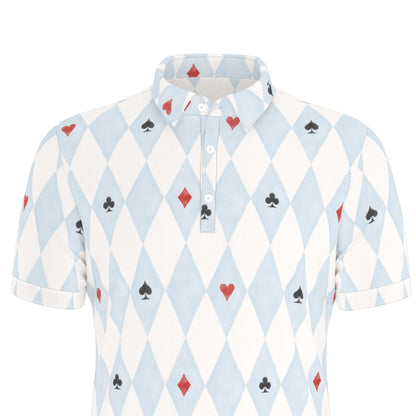 Alice Suited Men's Stretch Collar Polo Shirt
