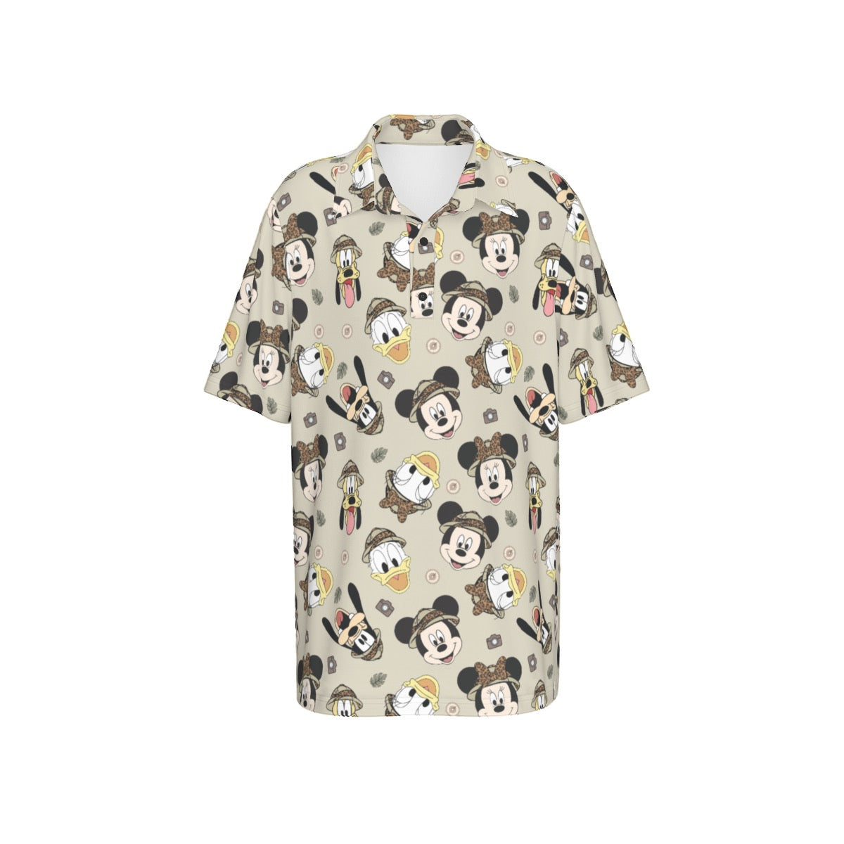 Safari Faces Polo Collar Jersey |210GSM