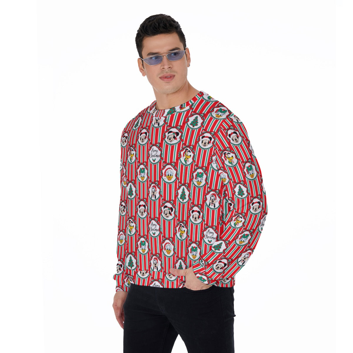 Classic Christmas Frames Men's Sweater