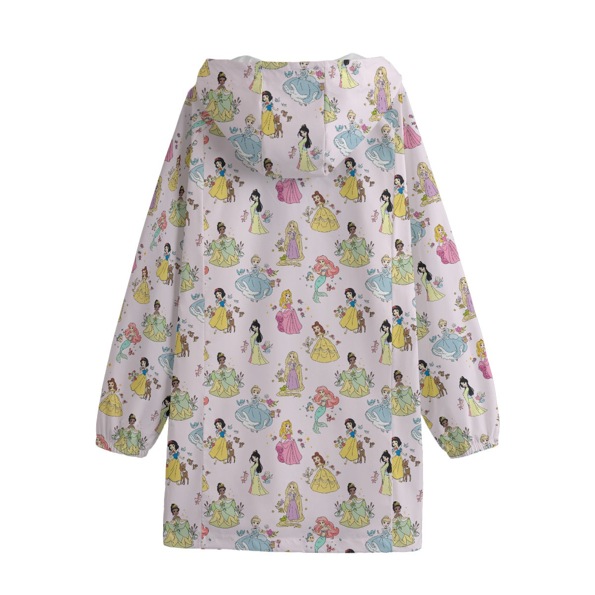 Princess Unisex Windbreaker Long Jacket