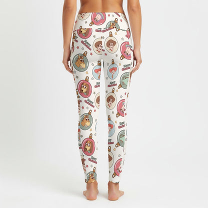 TS Ornaments Women's High Waist Leggings With Side Pocket