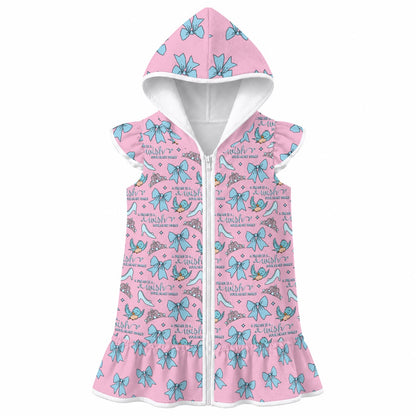 A Dream [pink] Girls' Hooded Beach Cover-Up