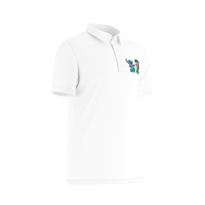 Alien & Friend Men's Stretch Collar Polo Shirt