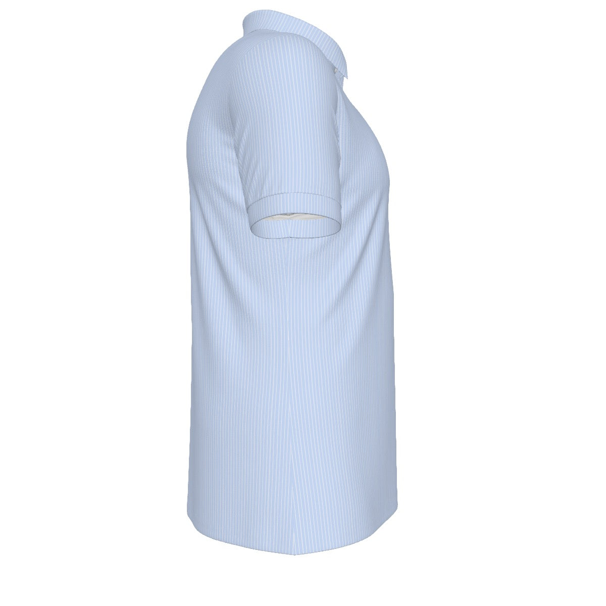 Blue Stripe Tigers Men's Stretch Collar Polo Shirt