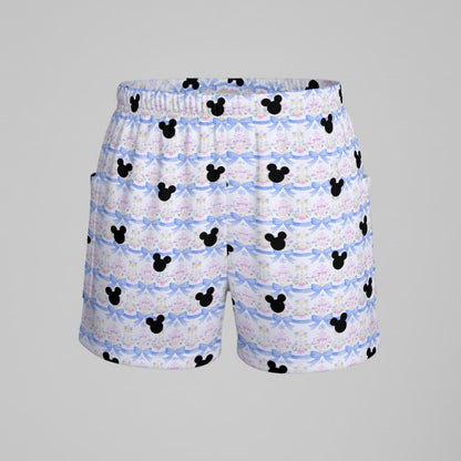 Blue Bow & Ribbon Women’s Sports Dress Set