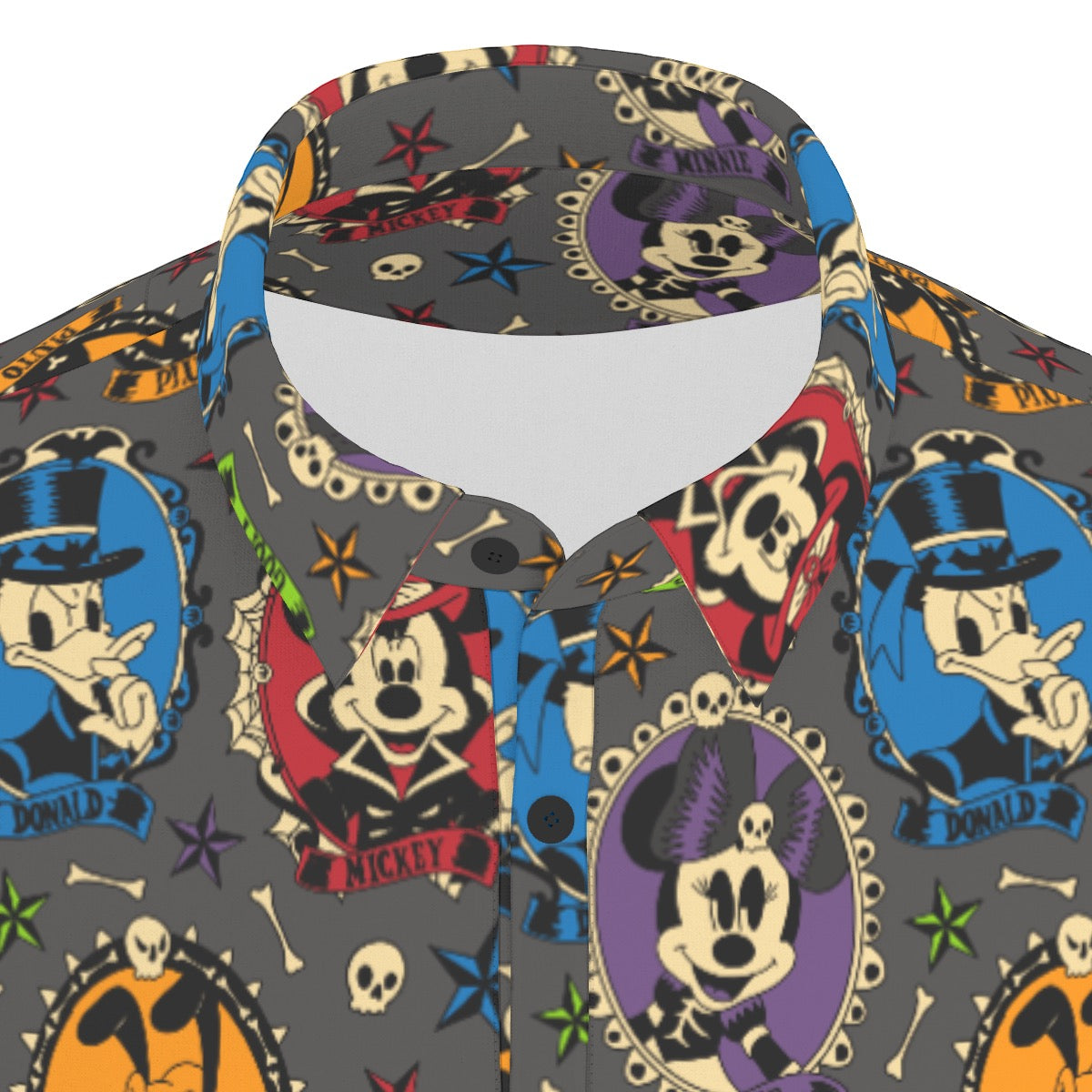 Spooky Cameos Men's Stretch Collar Polo Shirt