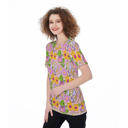 Princess Best Day Ever Women's O-Neck T-Shirt|180 GSM Jersey