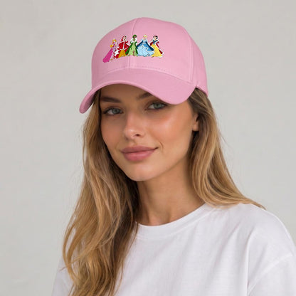 Christmas Princesses Curved Brim Baseball Cap