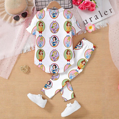 Princess Frames Kids' Casual Top and Pants Set