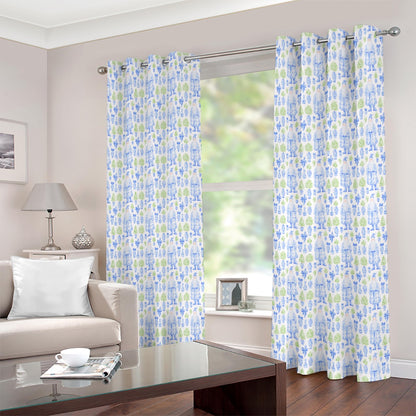 Grandmillenial Santa Grommet Curtains (Large Size)