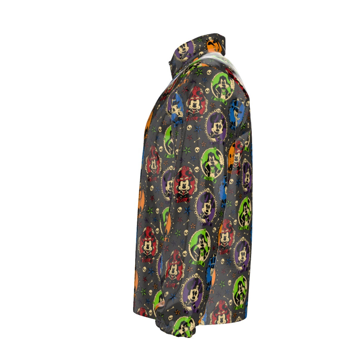 Not So Spooky Cameos Men's Zip-Up Jacket