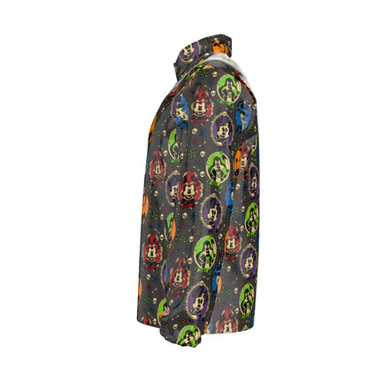 Not So Spooky Cameos Men's Zip-Up Jacket
