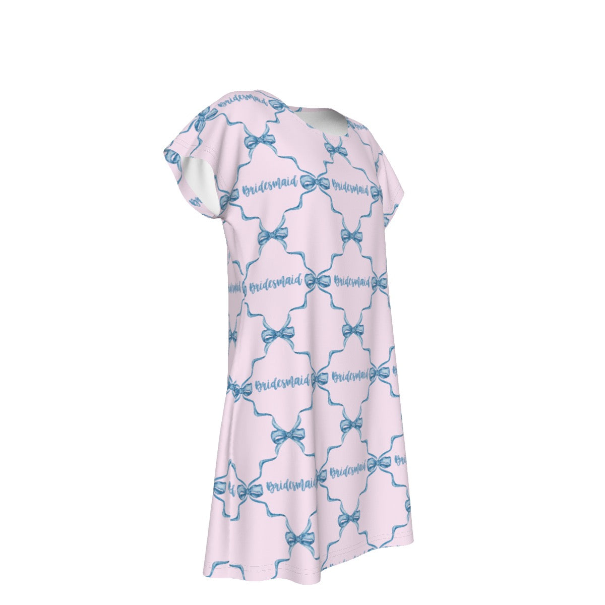 Bridesmaid Women's Short Sleeve Dress