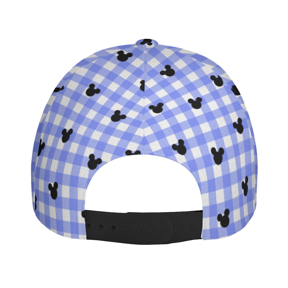 Bright Blue Gingham Cap
