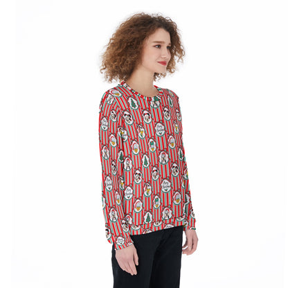 Classic Christmas Frames Women's Sweater