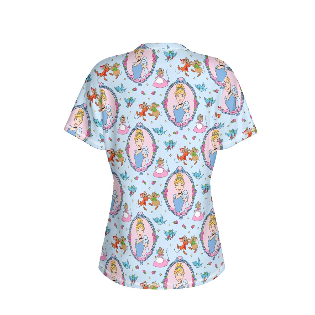 Cindy Frame Women's Round Neck Yoga Top|210GSM