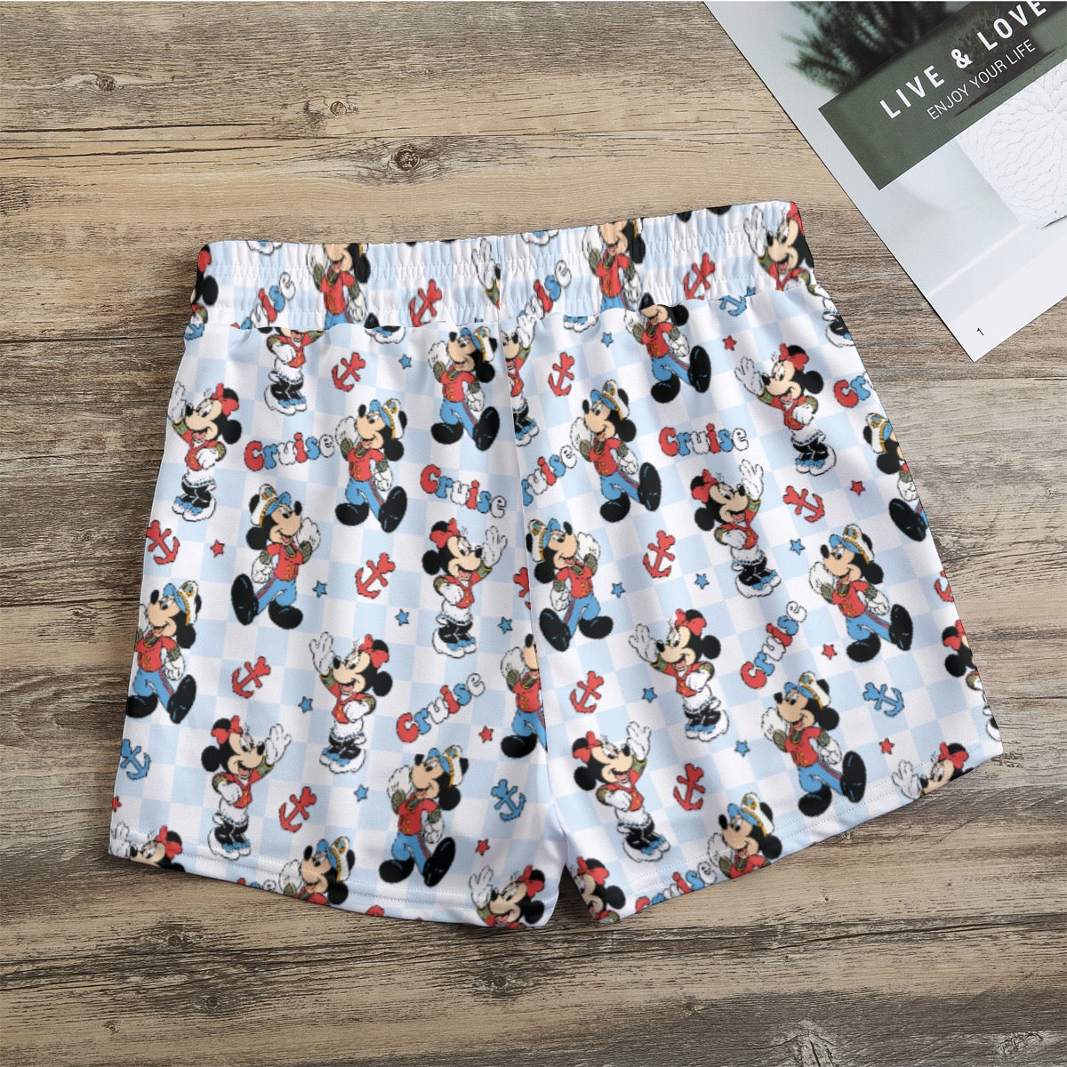 Checkered Cruising MM Women's Casual Shorts