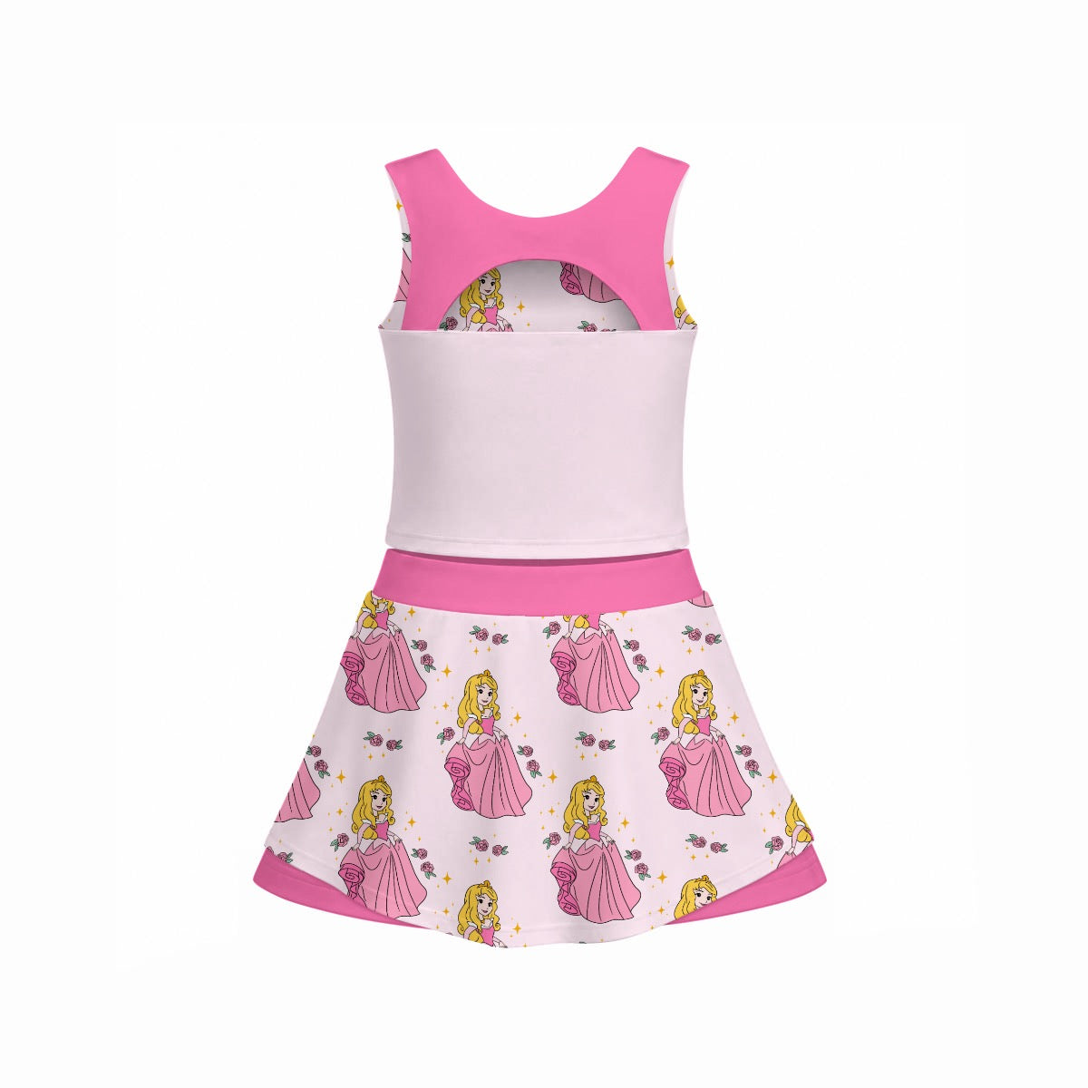 The Sleeping Princess Girl's Sports Tank & Skort Set