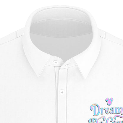 Dreams Do Come True Men's Stretch Collar Polo Shirt