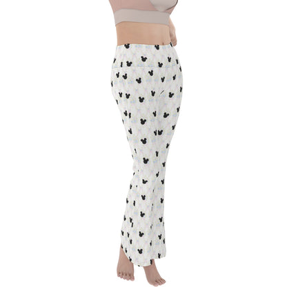 Floral Trellis Women's Flare Yoga Pants
