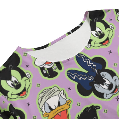 Spooky Friends Women's T-shirt Set With Short Sleeve