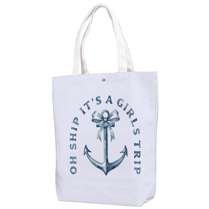 If Ship - Girls Trip Canvas Bag With Shoulder Strap