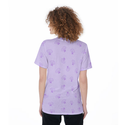 Ariel Bounding Women's Crew Neck T-Shirt|180 GSM Jersey