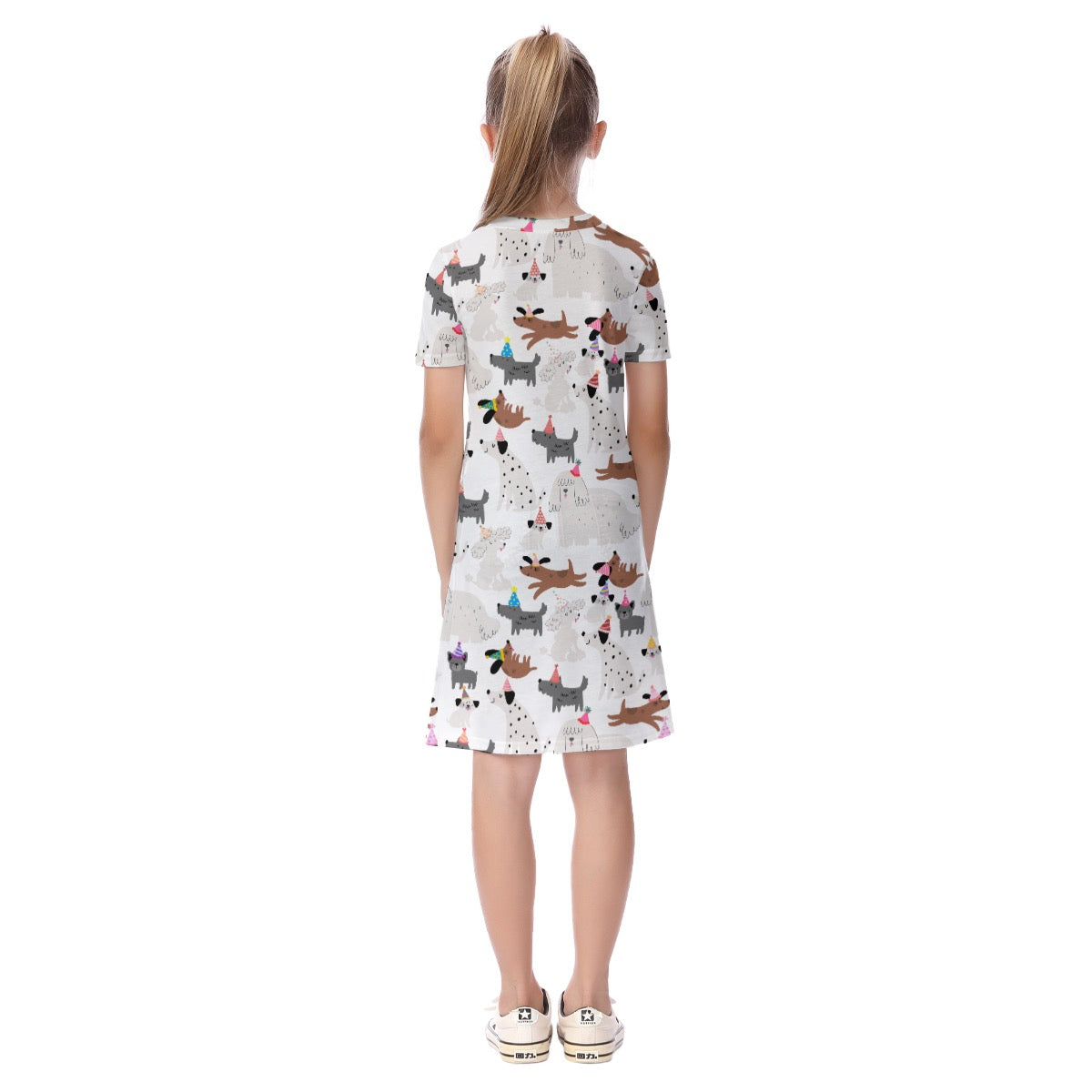 Party Pups Kid's Short Sleeve Dress