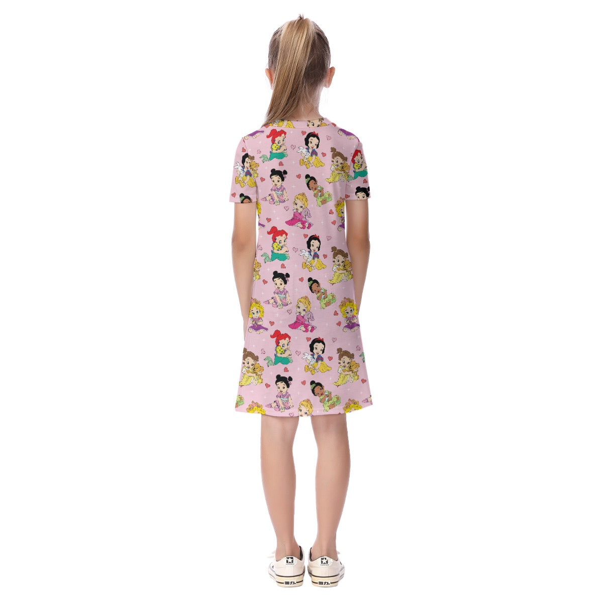 Princess Babies Kid's Short Sleeve Dress