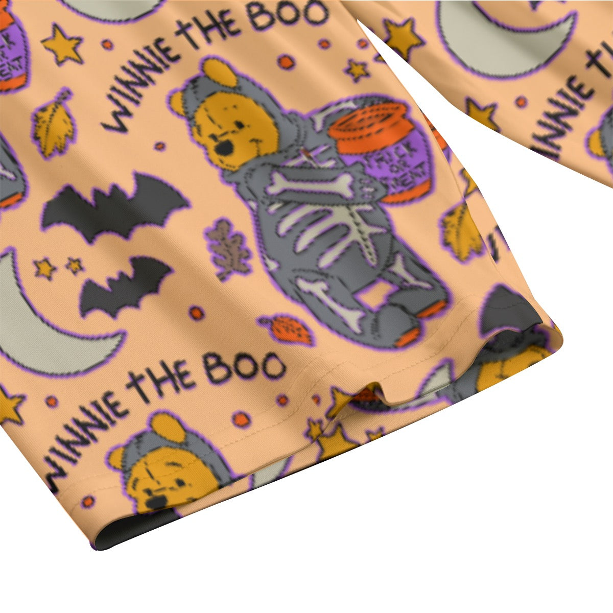 Winnie the Boo [orange] Women's T-shirt Set With Short Sleeve