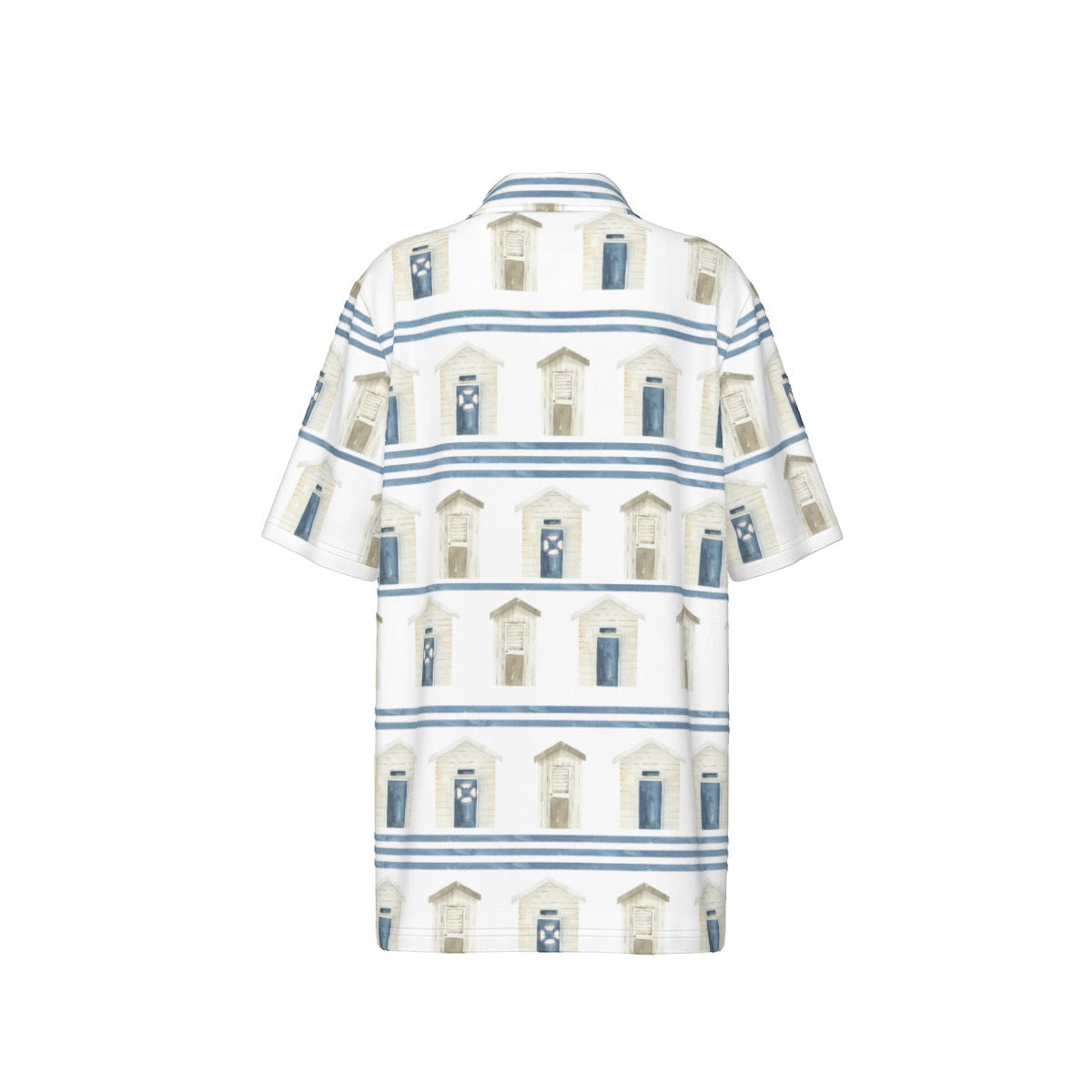Striped Beach Houses Boy’s Polo Collar Jersey |210GSM