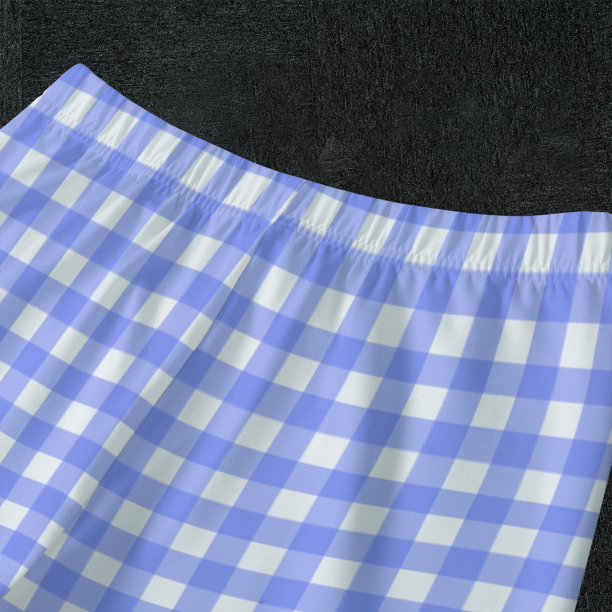 Bright Blue GIngham Kid's Sleep Pajamas