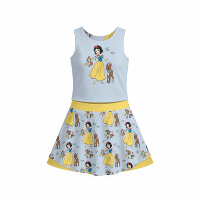 The Fairest One of All Girl's Sports Tank & Skort Set