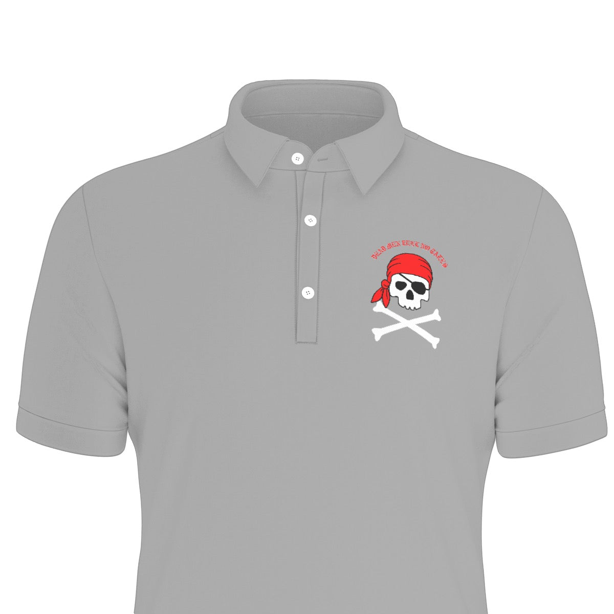 Dead Men Tell No Tales Men's Stretch Collar Polo Shirt