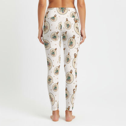 MM & Friends Ornaments Women's High Waist Leggings With Side Pocket