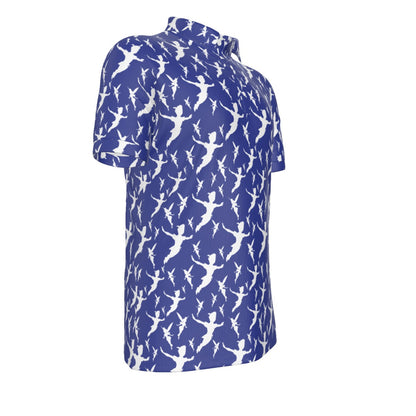 Blue Peter Silhouette Men's Stretch Collar Polo Shirt