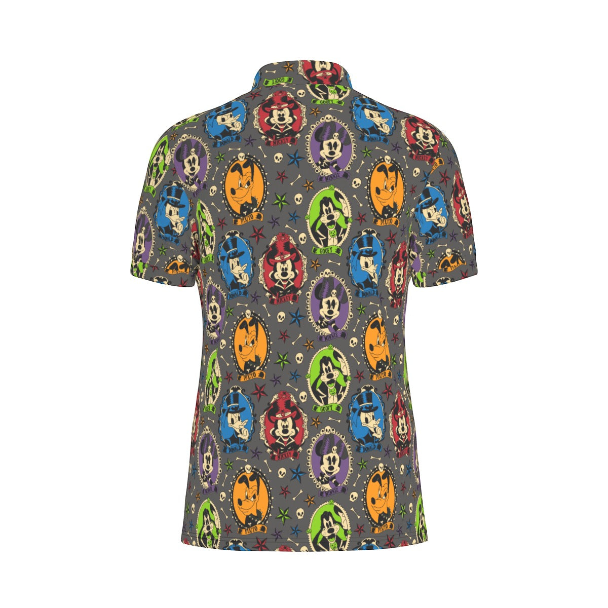 Spooky Cameos Men's Stretch Collar Polo Shirt