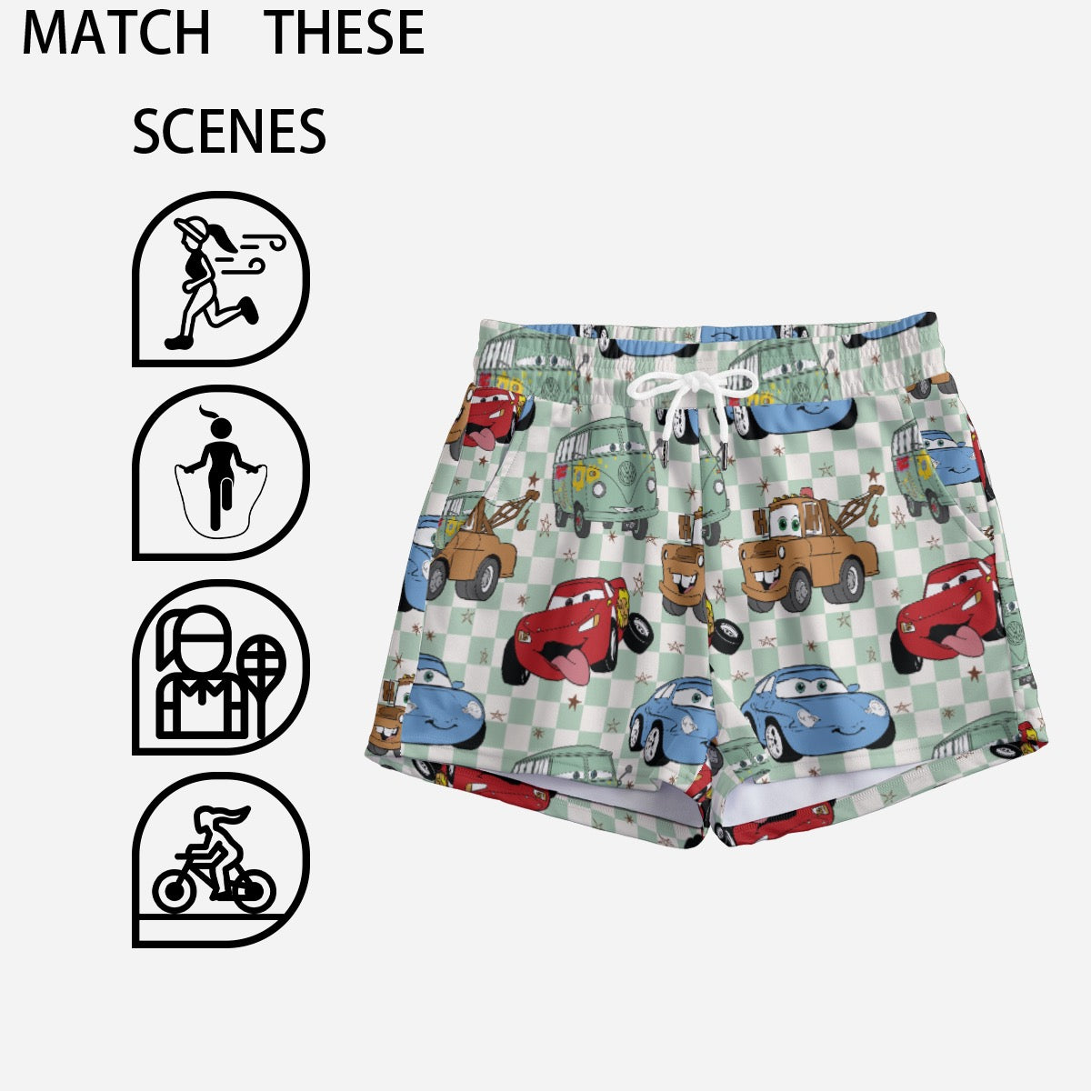 Cars Women's Casual Shorts