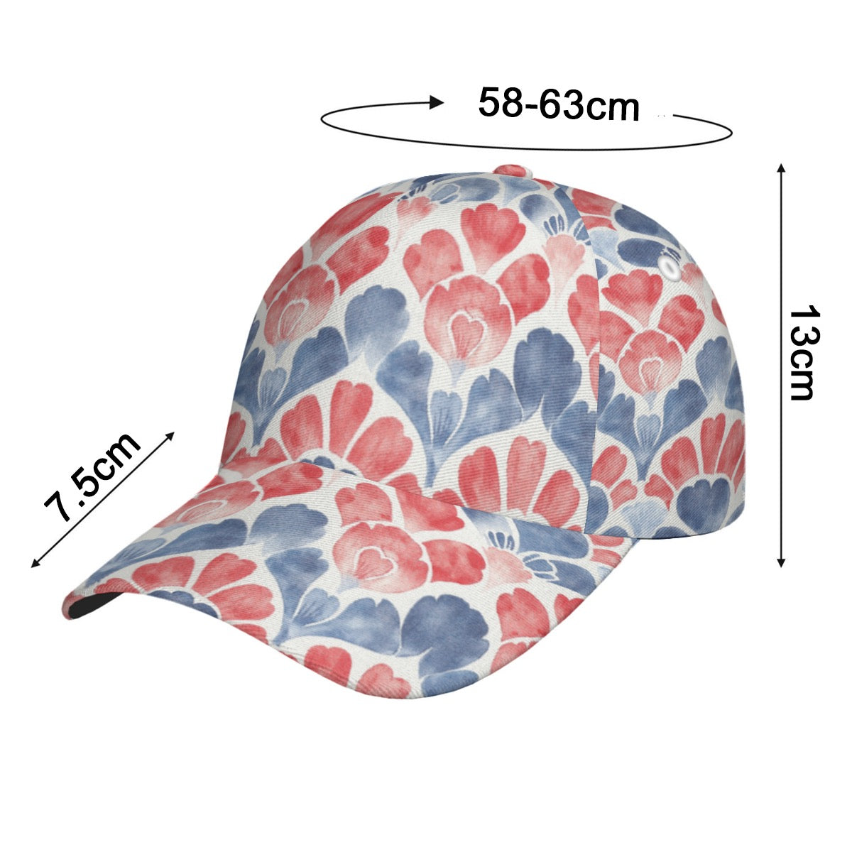 Patriotic Watercolor Cap
