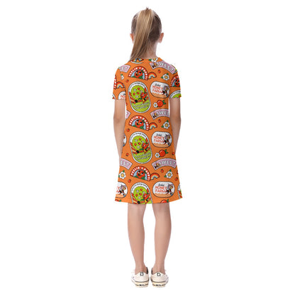 Sweet Birdie Kid's Short Sleeve Dress